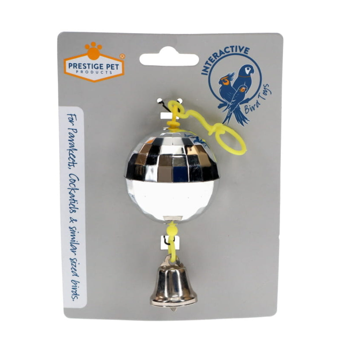 Prestige Pet Disco Ball Interactive Bird Toy