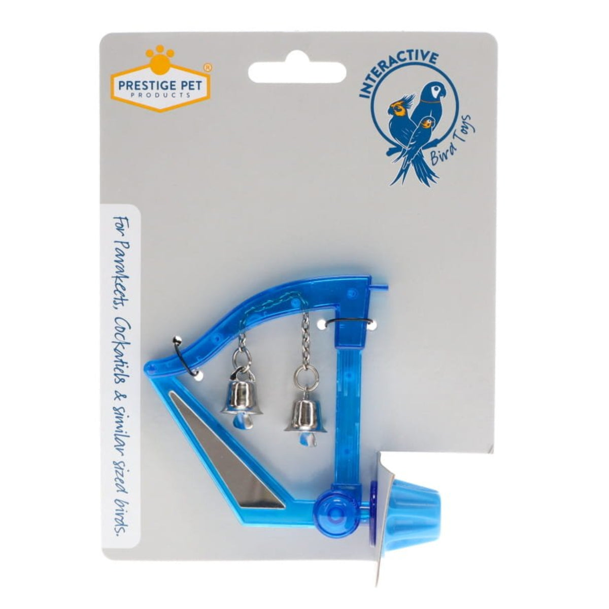Prestige Pet Harp with Bell Interactive Bird Toy