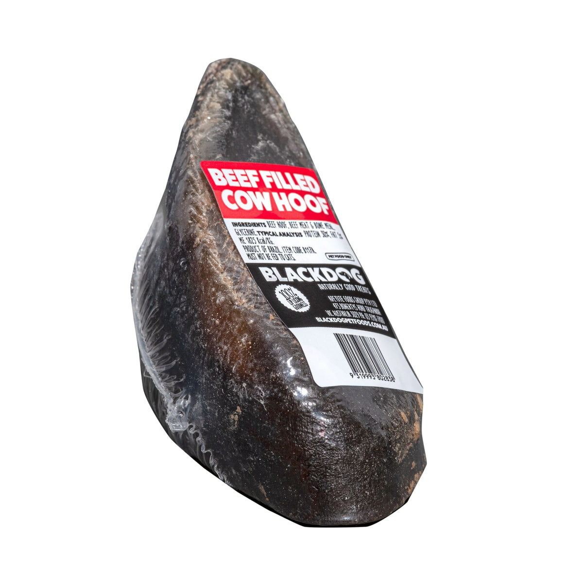 Black Dog Filled Cow Hoof - Beef