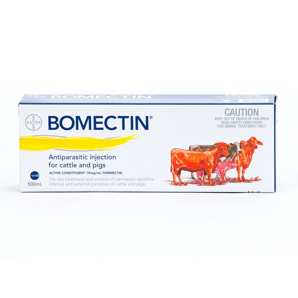 Bomectin Antiparasitic Injection for Cattle &amp; Pigs 500mL
