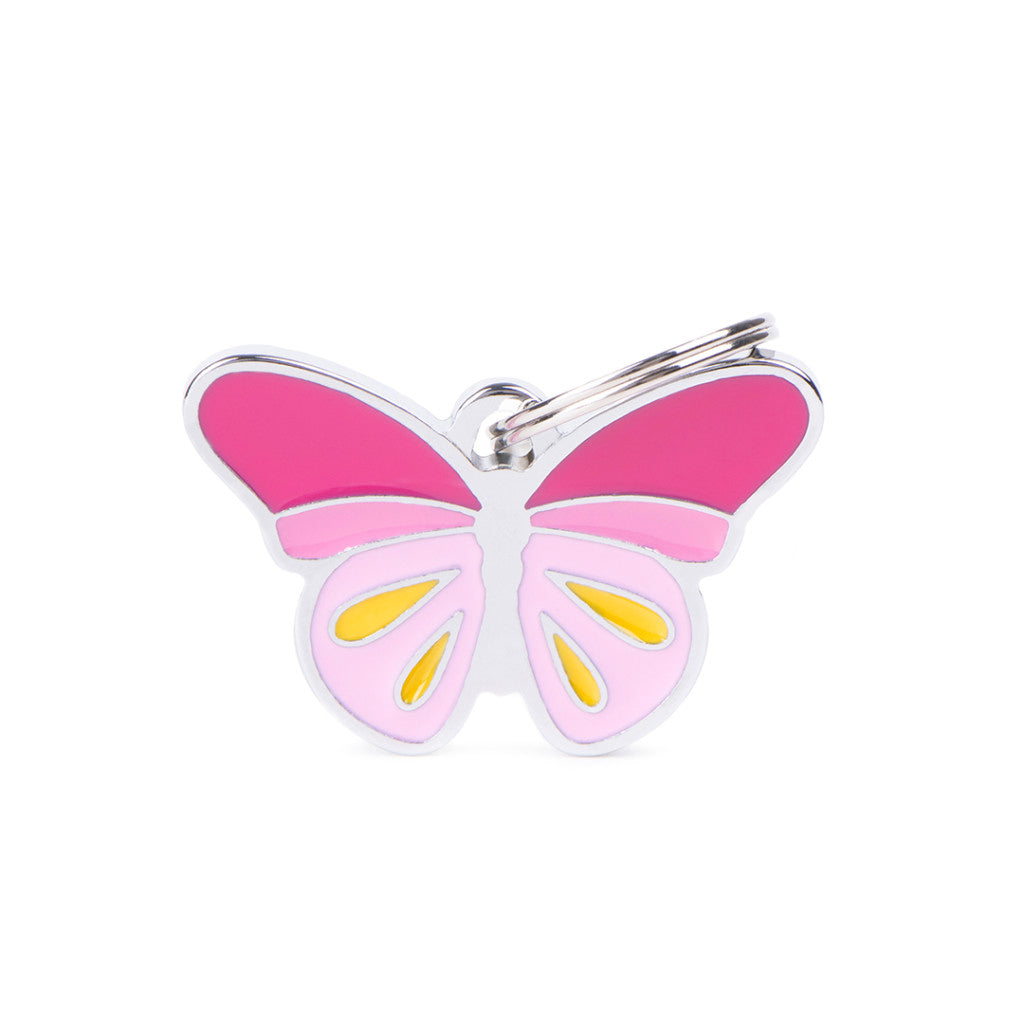 My Family Charm Butterfly Pet ID Tag