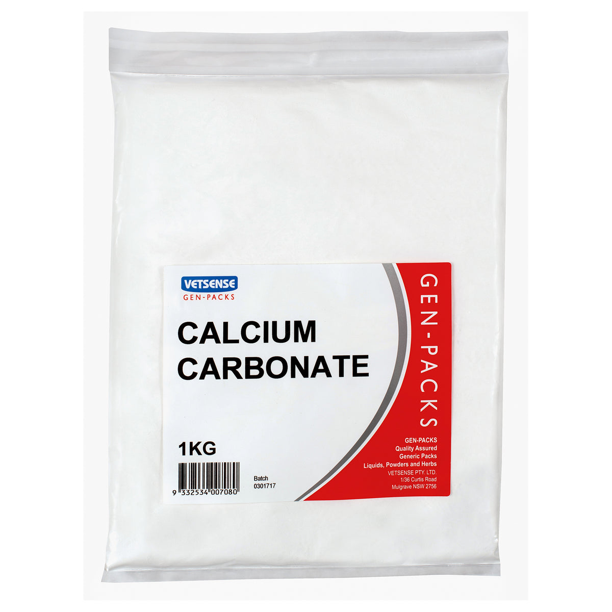 Vetsense Gen Packs Calcium Carbonate