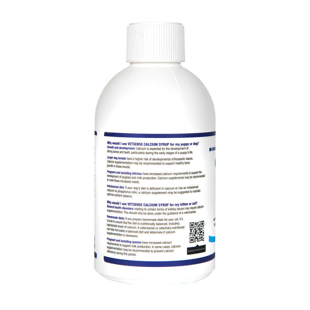 Vetsense Calcium Syrup for Dogs & Cats