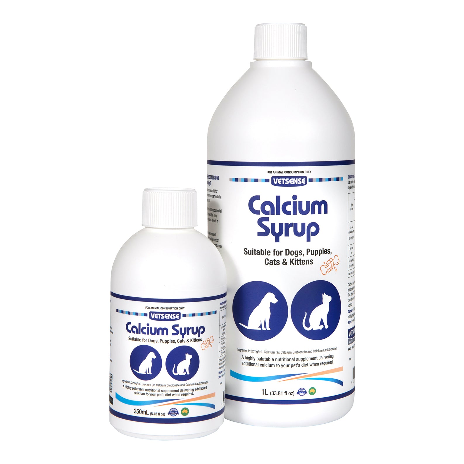 Vetsense Calcium Syrup for Dogs & Cats
