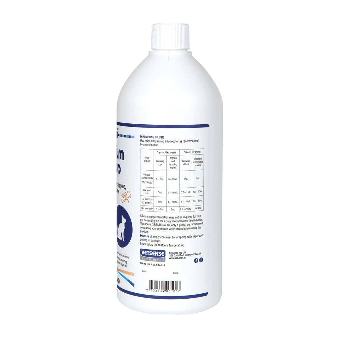 Vetsense Calcium Syrup for Dogs & Cats | vet-n-pet DIRECT