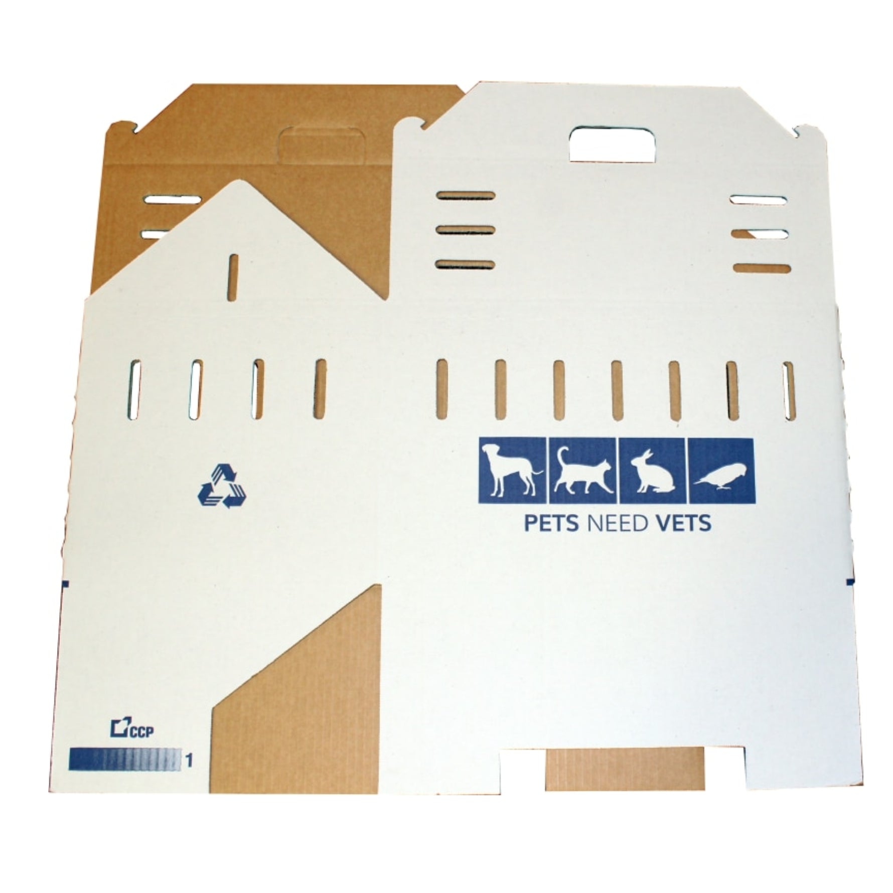 Pet Pack Disposable Cardboard Pet Carrier