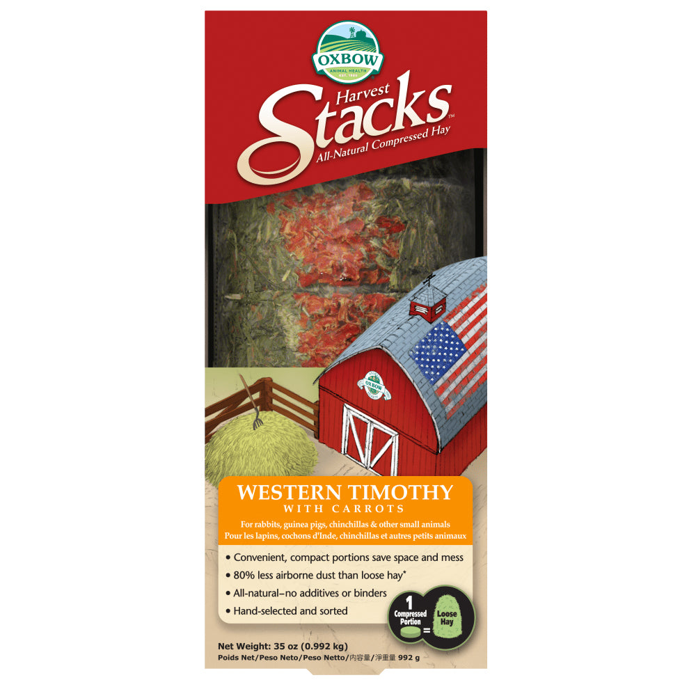 Oxbow Harvest Stacks - Western Timothy with Carrots 992g