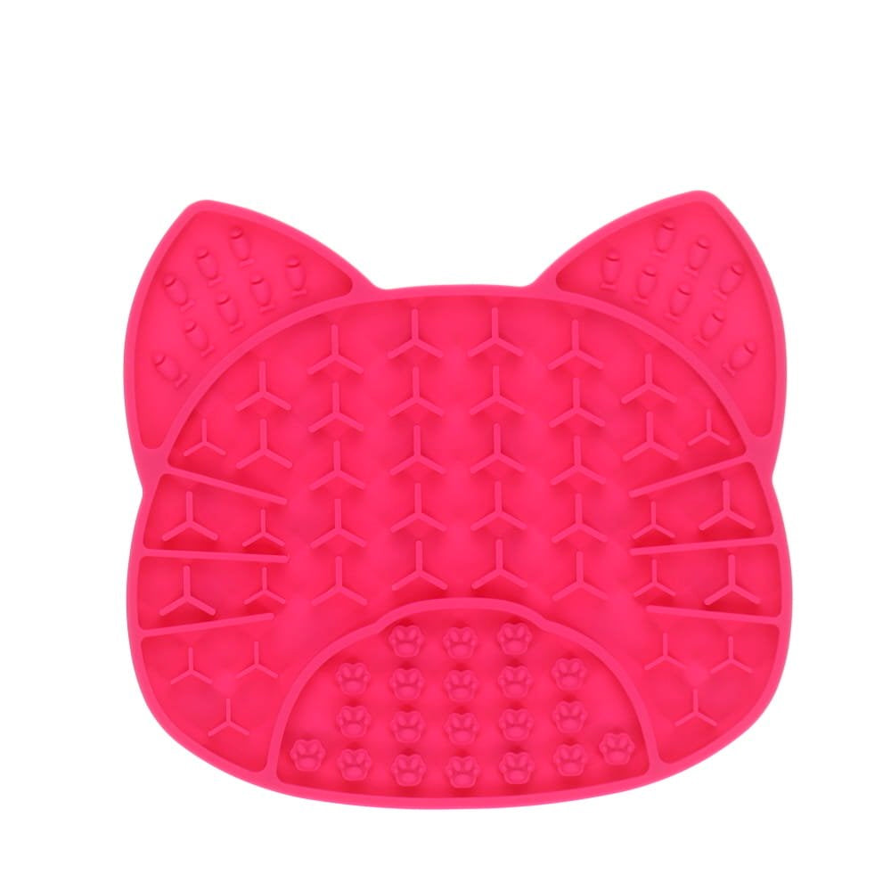 Scream Lick Enrichment Mat Suction Base - Cat Face