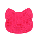 Scream Lick Enrichment Mat Suction Base - Cat Face