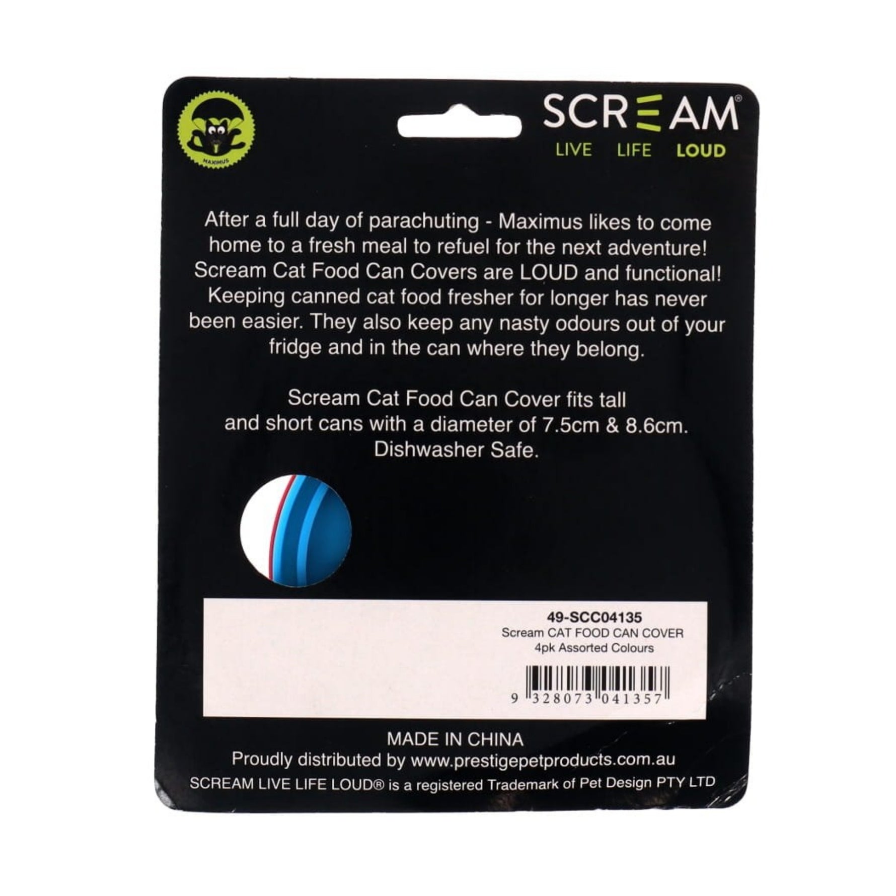 Scream Cat Food Can Covers - 4 Pack