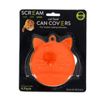 Scream Cat Food Can Covers - 4 Pack