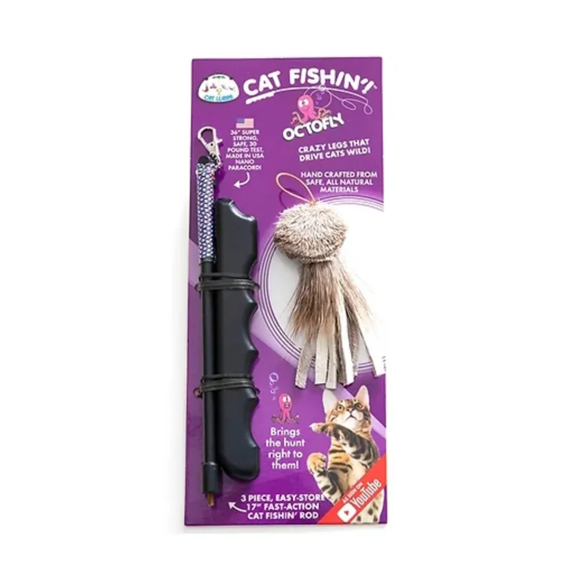 Cat Lures Cat Fishin' Rod Teaser - Octofly