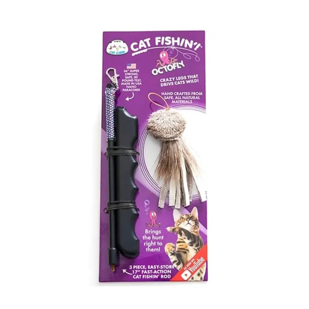 Cat Lures Cat Fishin' Rod Teaser - Octofly