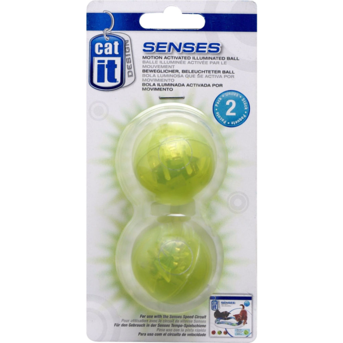 Catit Senses Flash Speed Ball - 2 Pack