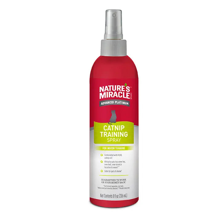 Nature's Miracle Advanced Platinum Catnip Training Spray 236mL