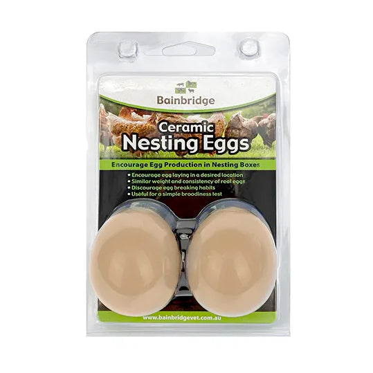 Ceramic Nesting Eggs - 2 Pack