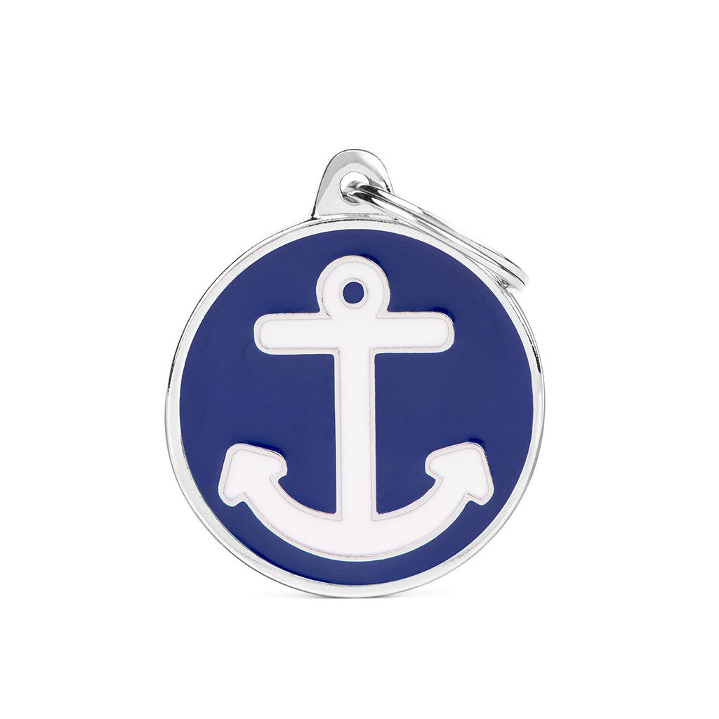 My Family Charm Anchor Pet ID Tag