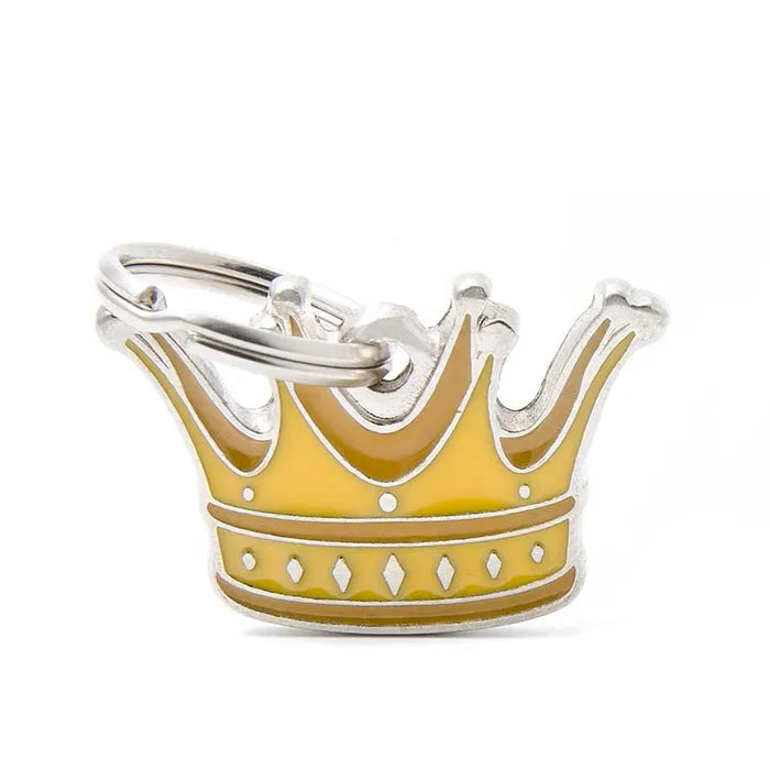 My Family Charm Crown Pet ID Tag