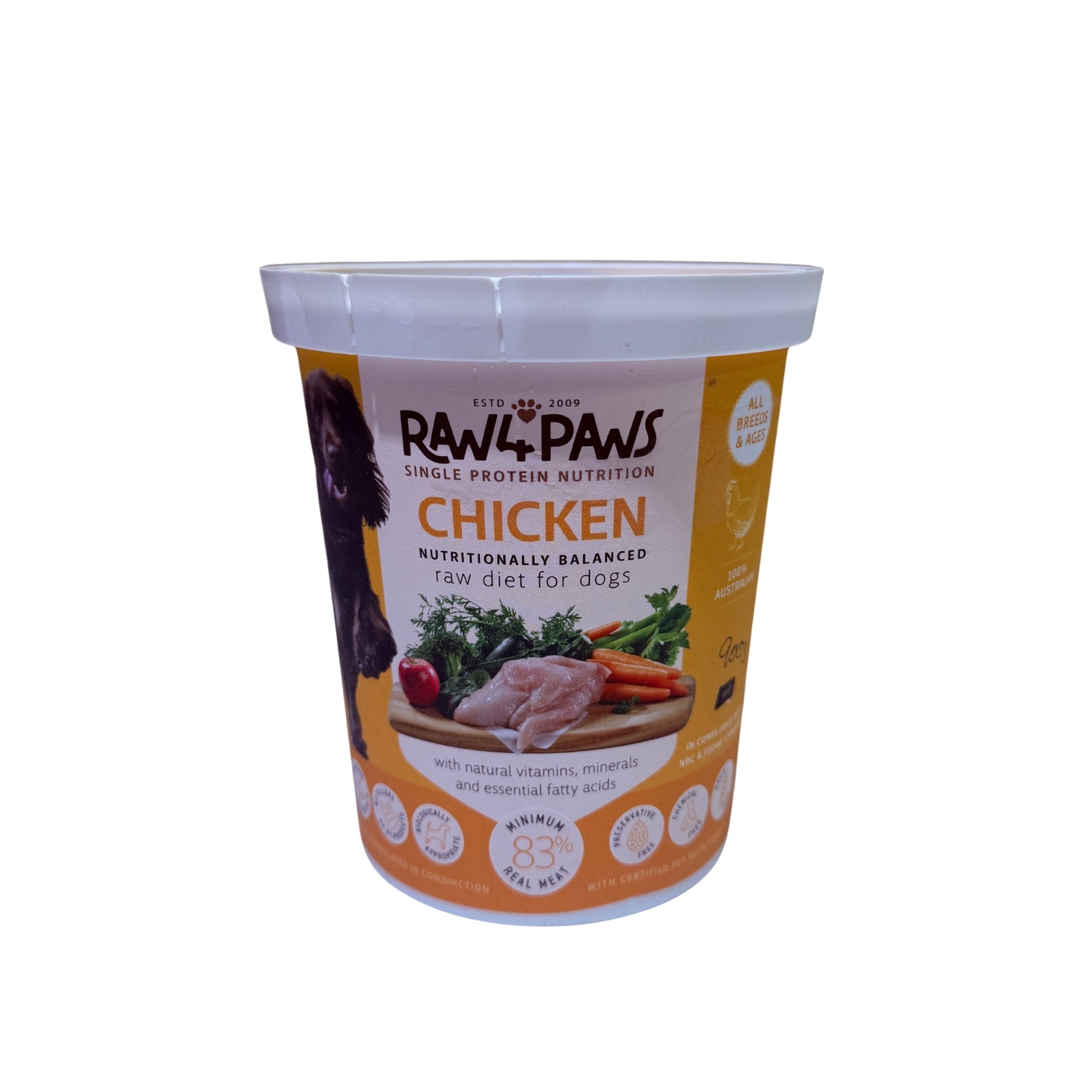 Raw4Paws Chicken Raw Diet for Dogs (Frozen - Pickup Only)
