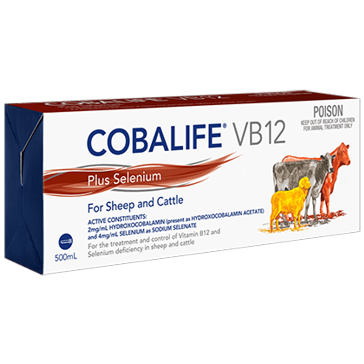 Cobalife VB12 Plus Selenium for Sheep &amp; Cattle 500mL