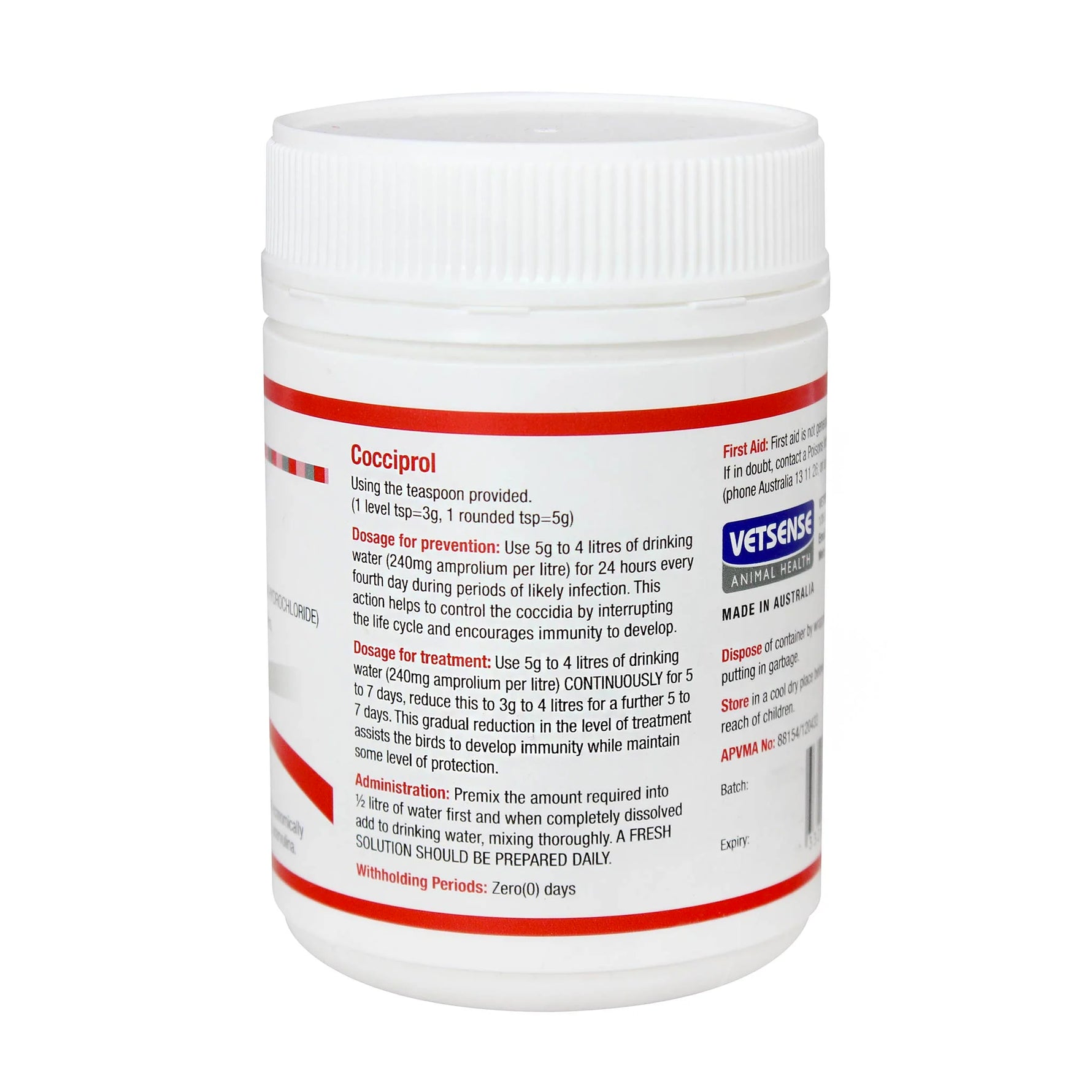 Vetsense Cocciprol Amprolium