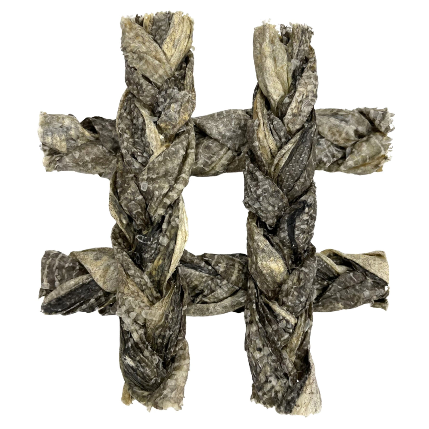 The Supreme Treat Co Cod Skin Braids Treats for Dogs - 2 pieces