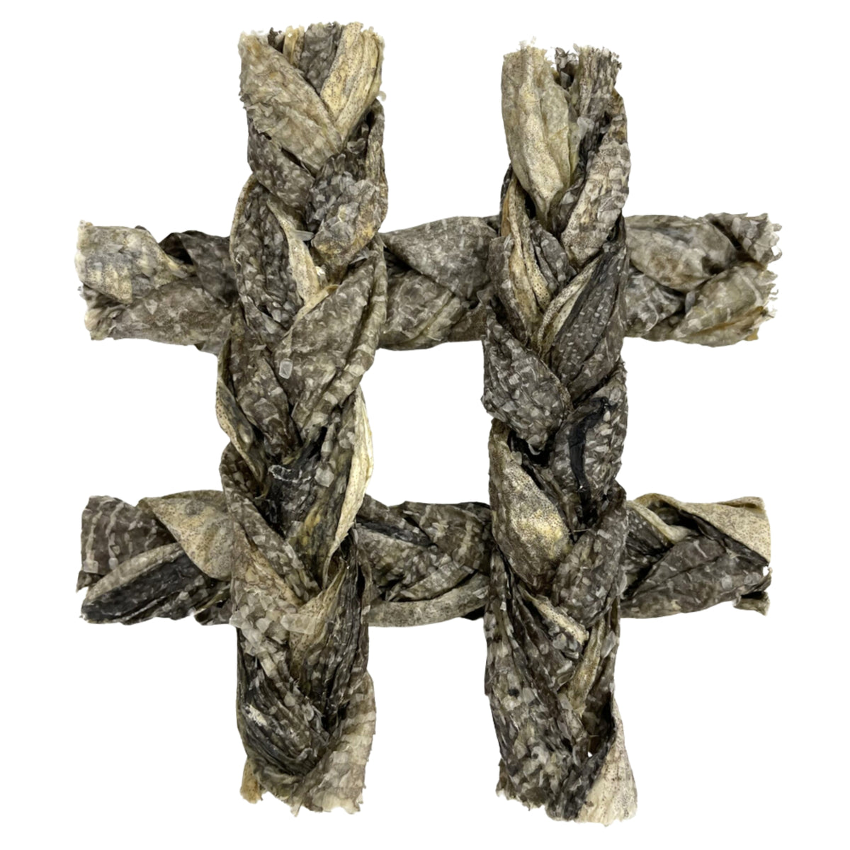 The Supreme Treat Co Cod Skin Braids Treats for Dogs - 2 pieces