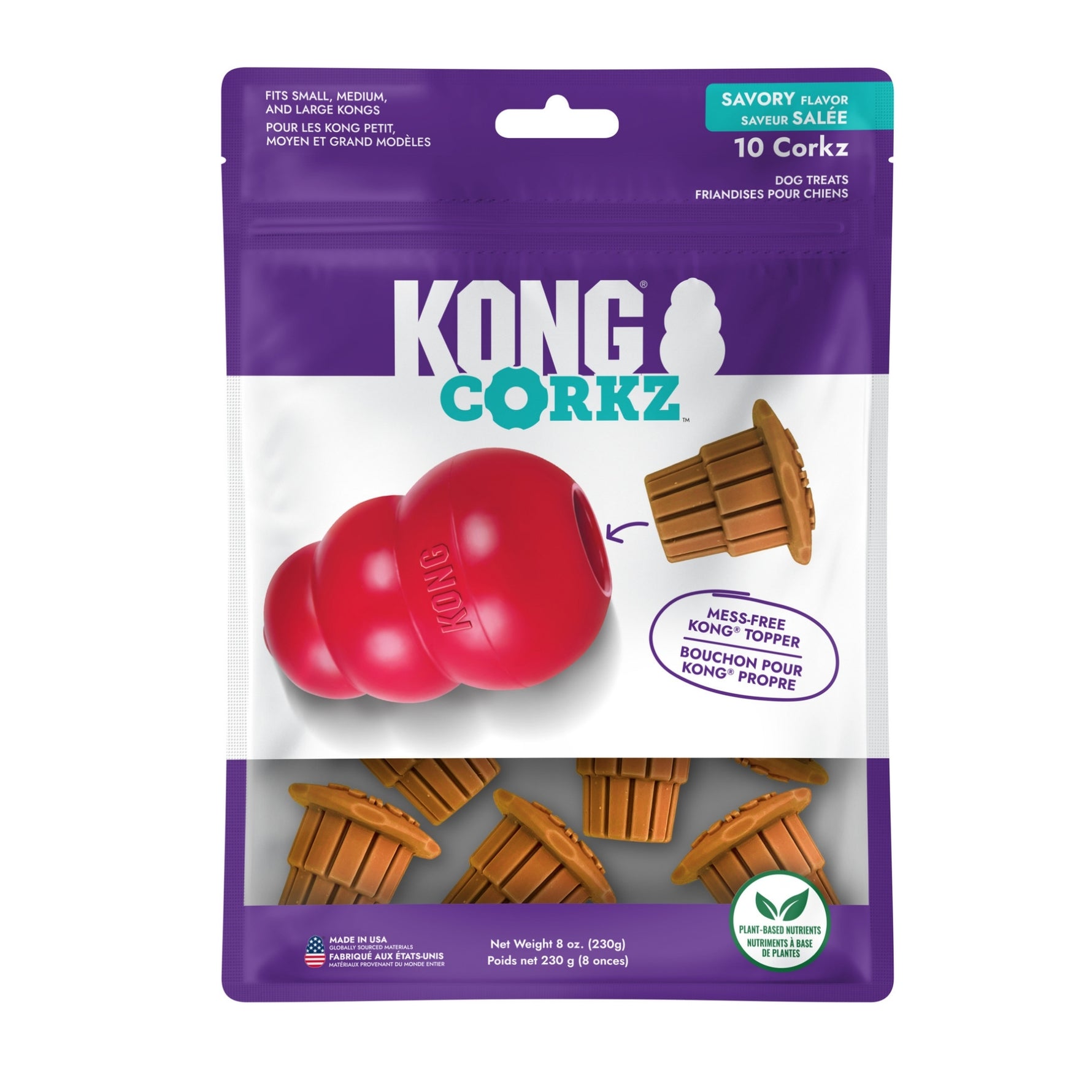 KONG Corkz Dog Treats - 10 Pack
