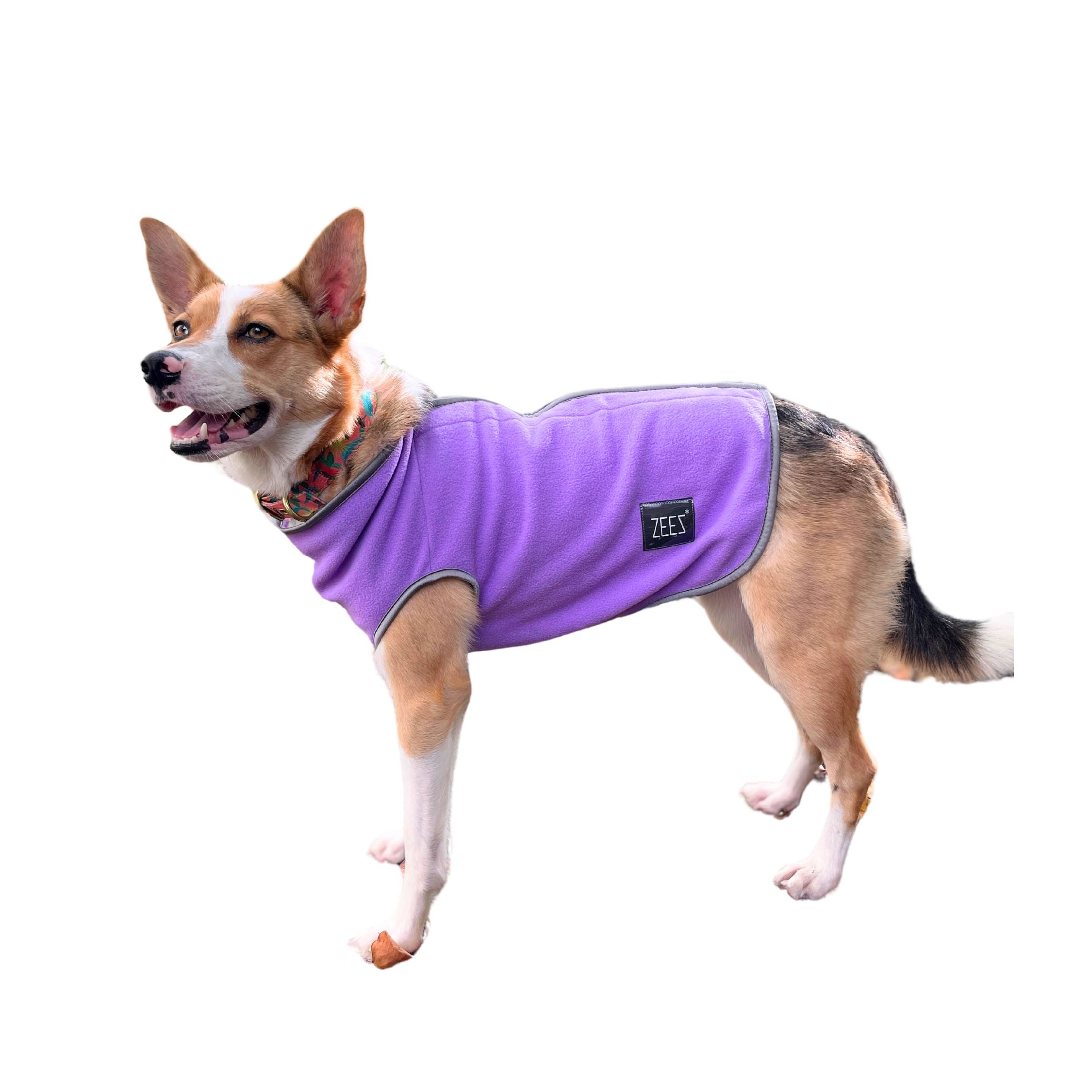 ZeeZ Cozy Fleece Dog Vest - Pearly Purple