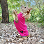 ZeeZ Cozy Fleece Dog Vest - Ruby Pink