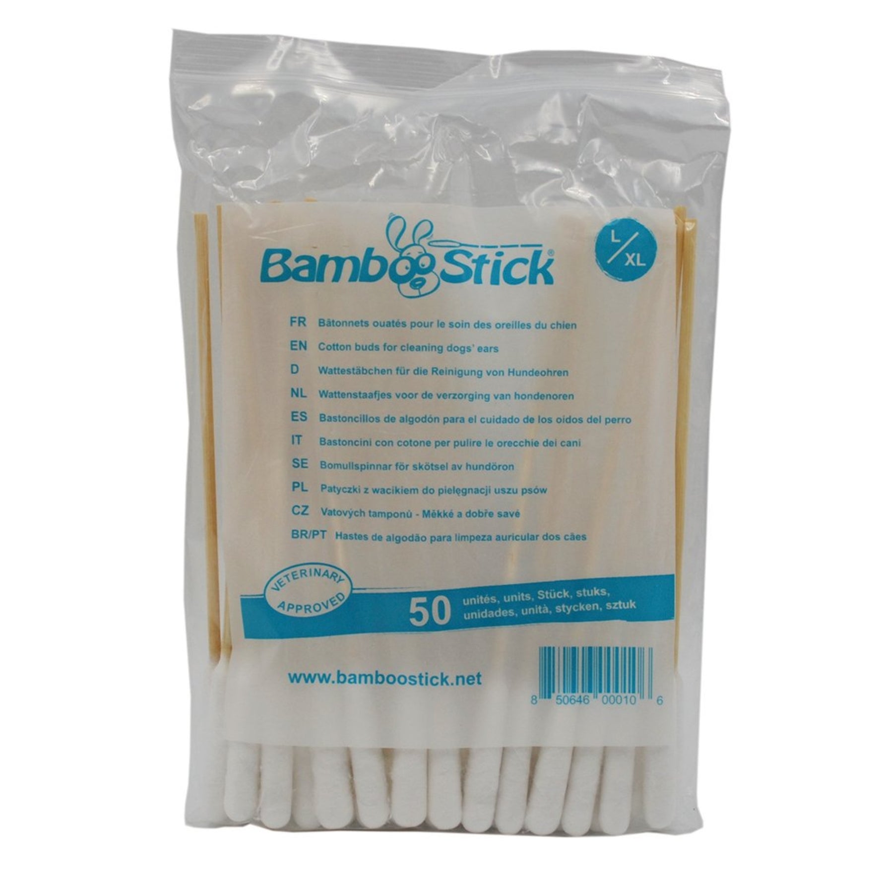 Bamboo Stick King Sized Cotton Buds (50pack)