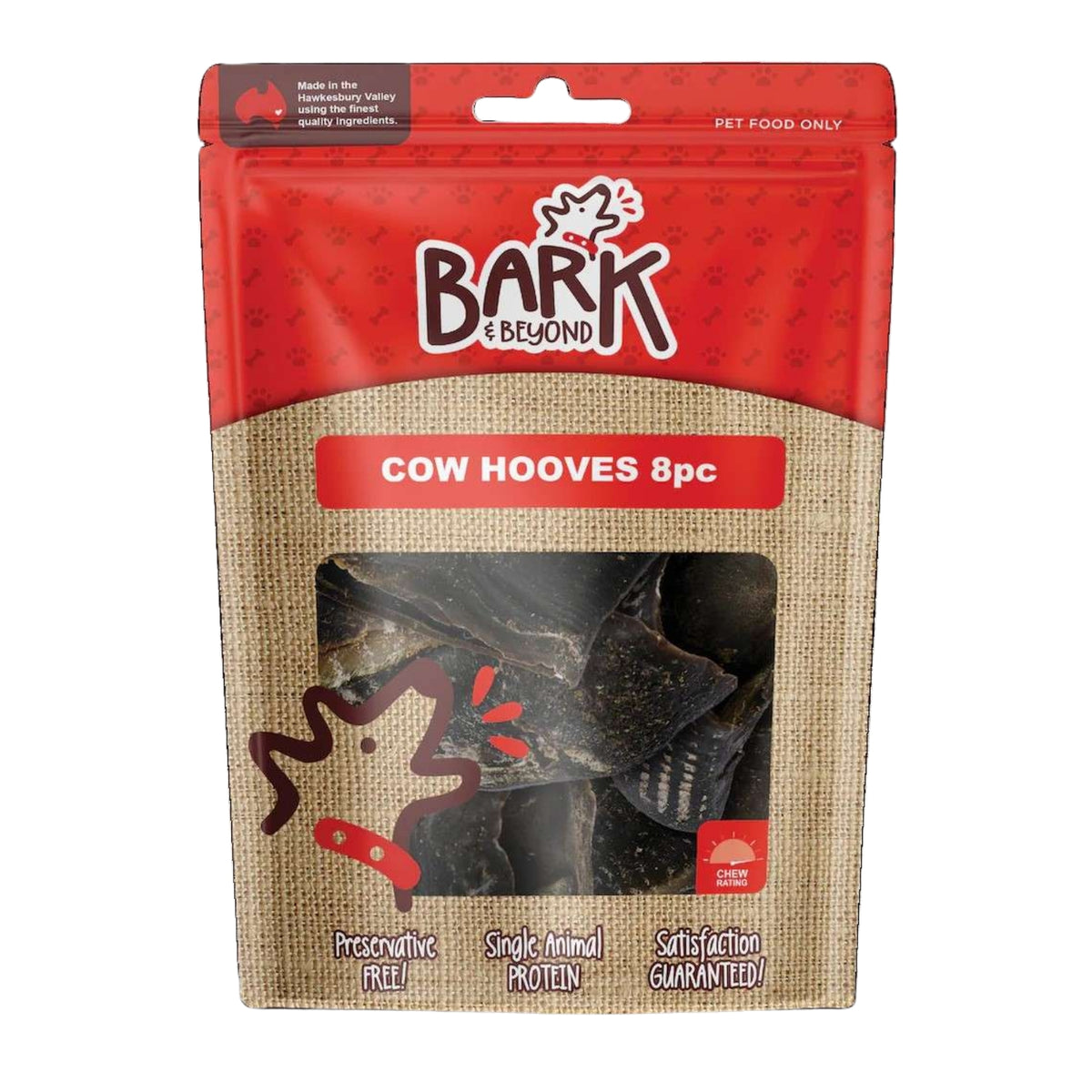 Bark & Beyond Cow Hooves - 8 Pieces