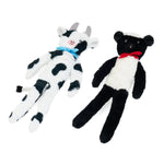 Zippy Paws Fluffy Peltz - Cow and Sheep Pack