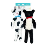 Zippy Paws Fluffy Peltz - Cow and Sheep Pack
