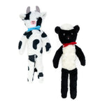 Zippy Paws Fluffy Peltz - Cow and Sheep Pack