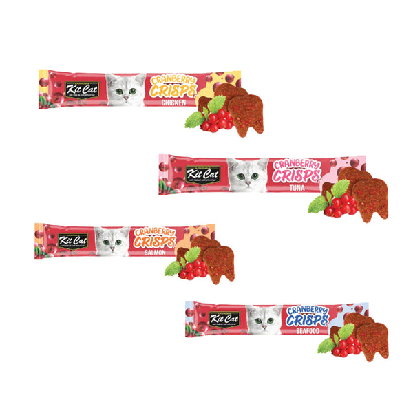 Kit Cat Cranberry Crisps Cat Treats 20g vetnpet DIRECT
