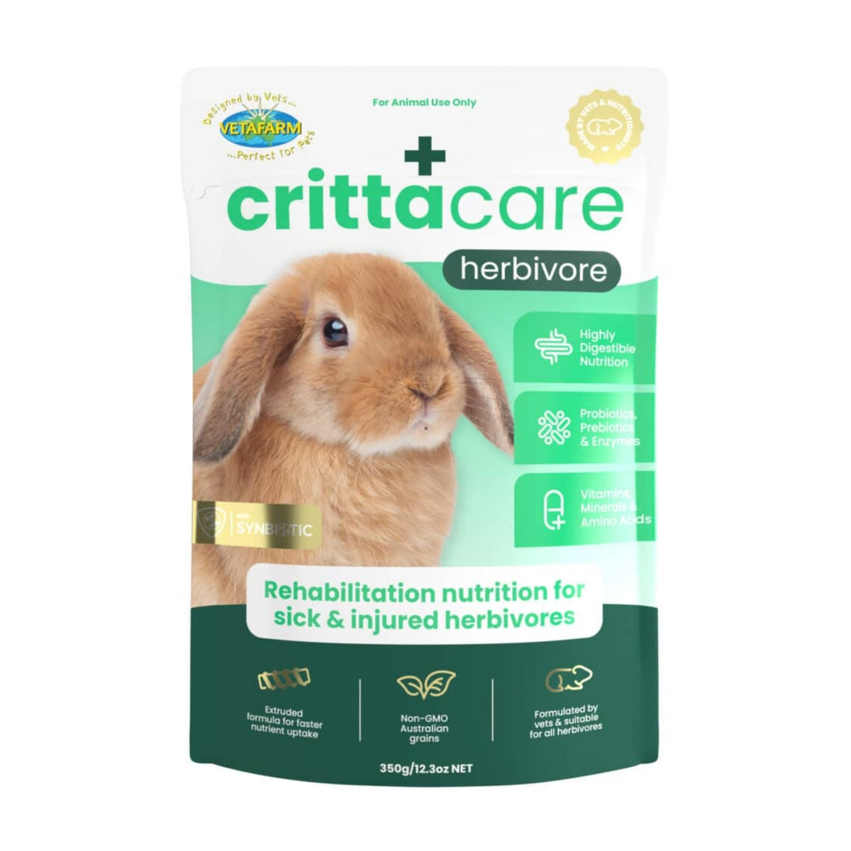 Vetafarm Herbivore Critta Care  350g