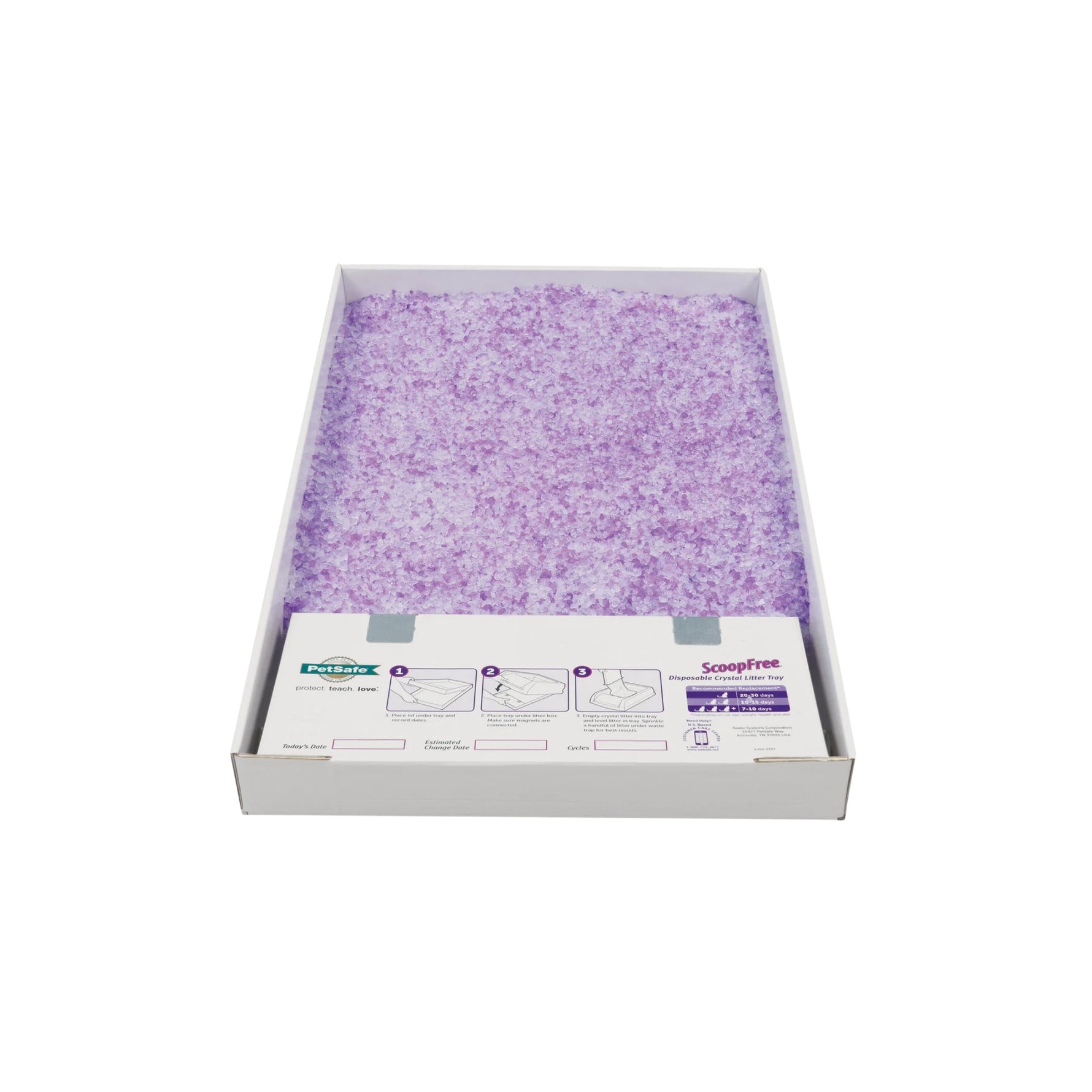 PetSafe ScoopFree Crystal Disposable Litter Tray - Lavender Scent