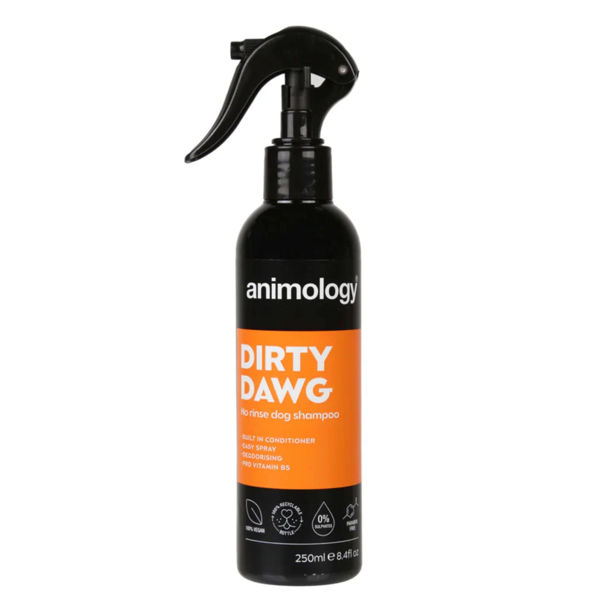 Animology Dirty Dawg No Rinse Dog Shampoo Spray 250mL