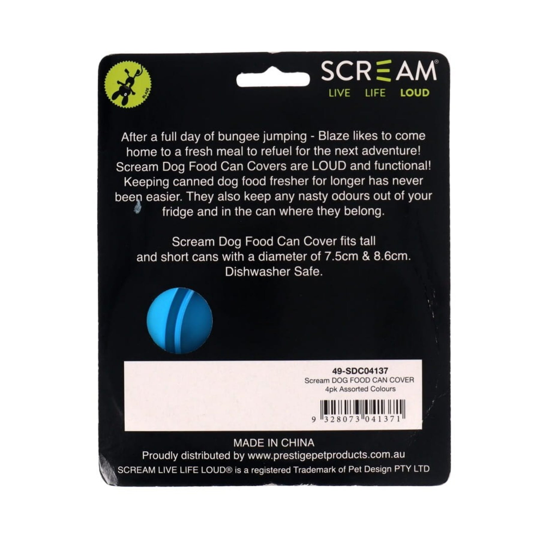 Scream Dog Food Can Covers - 4 Pack