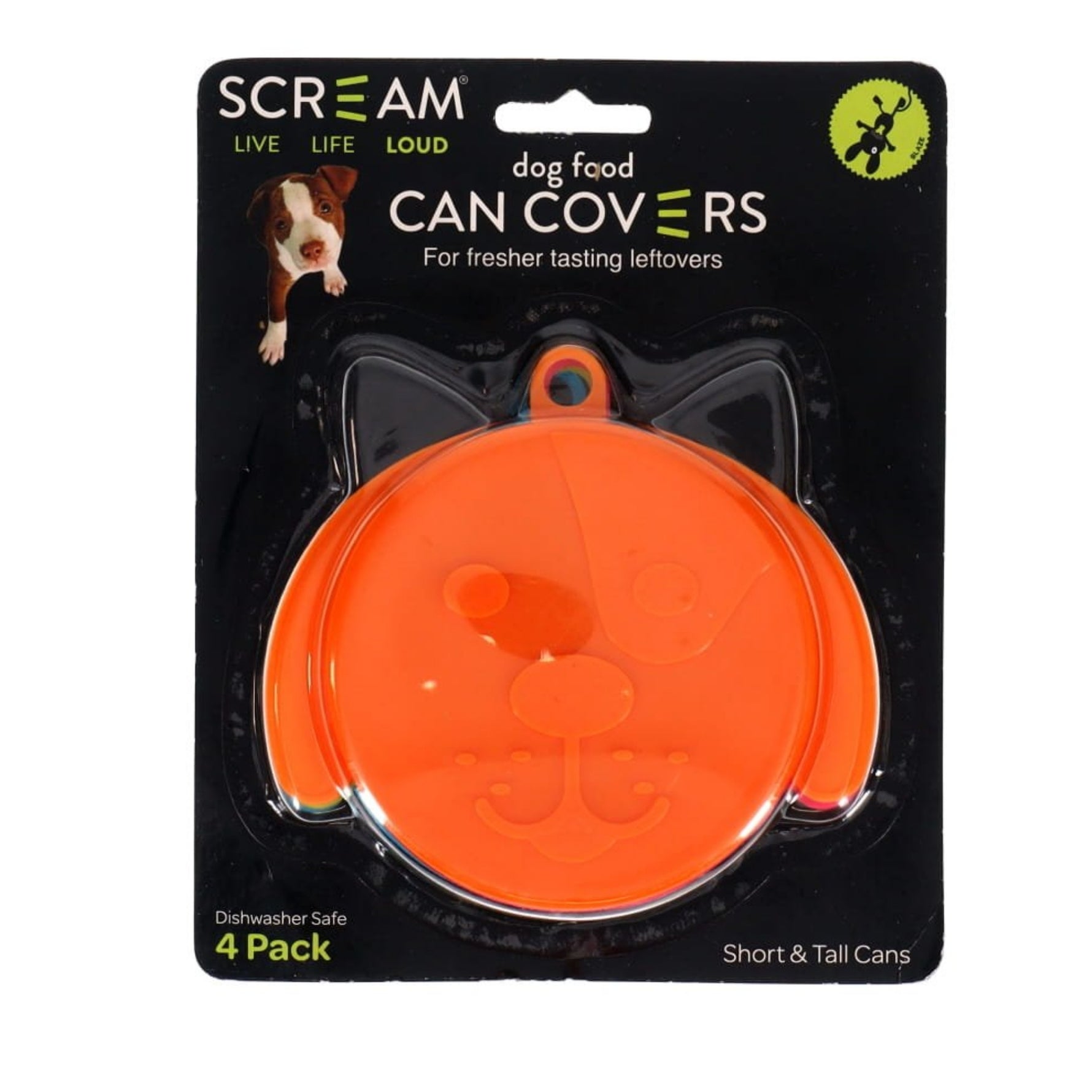 Scream Dog Food Can Covers - 4 Pack