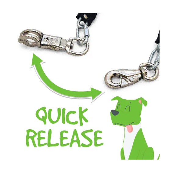 Dog Ute Chain with Panic Snap