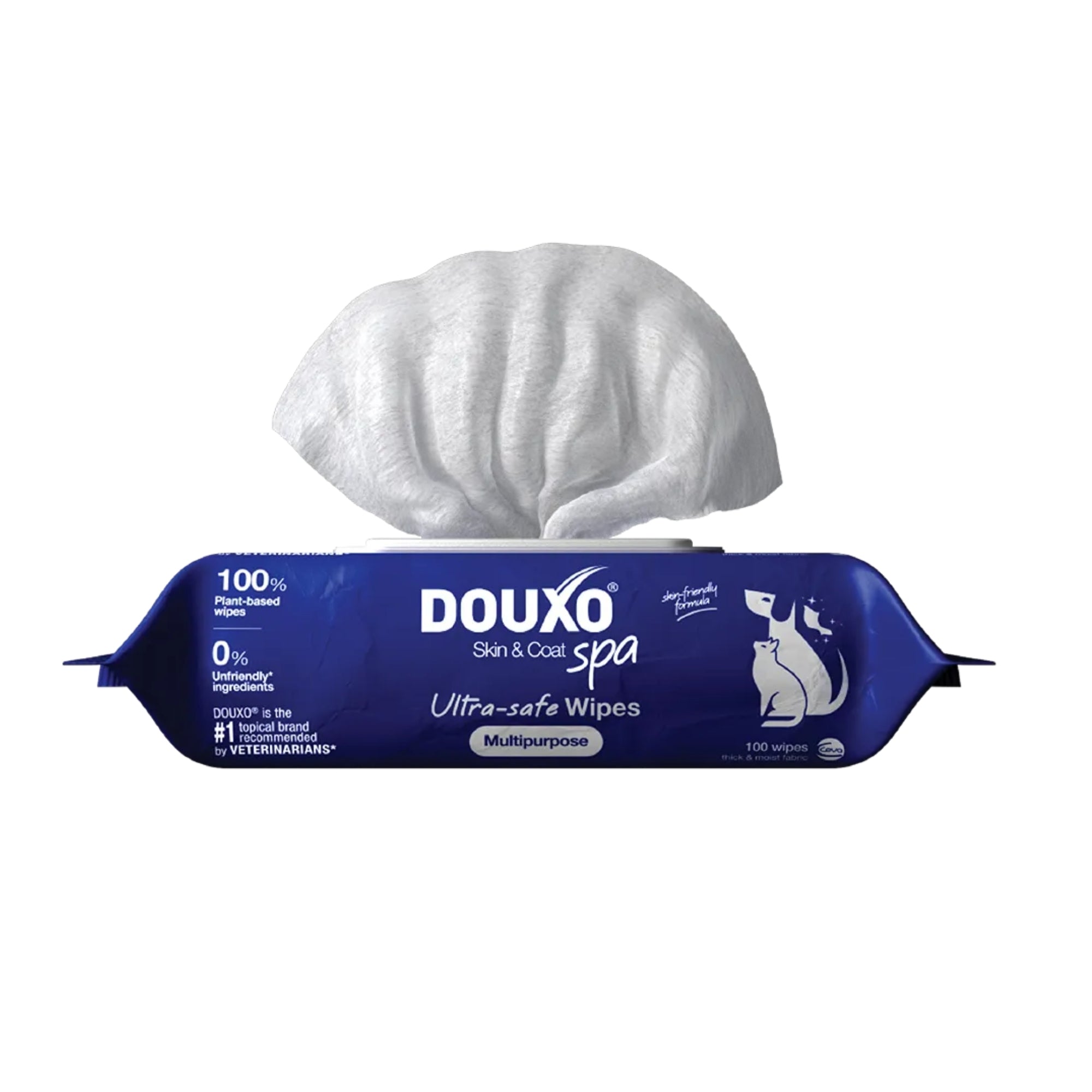Douxo Spa Ultra-Safe Multipurpose Wipes for pets - 100 Pack