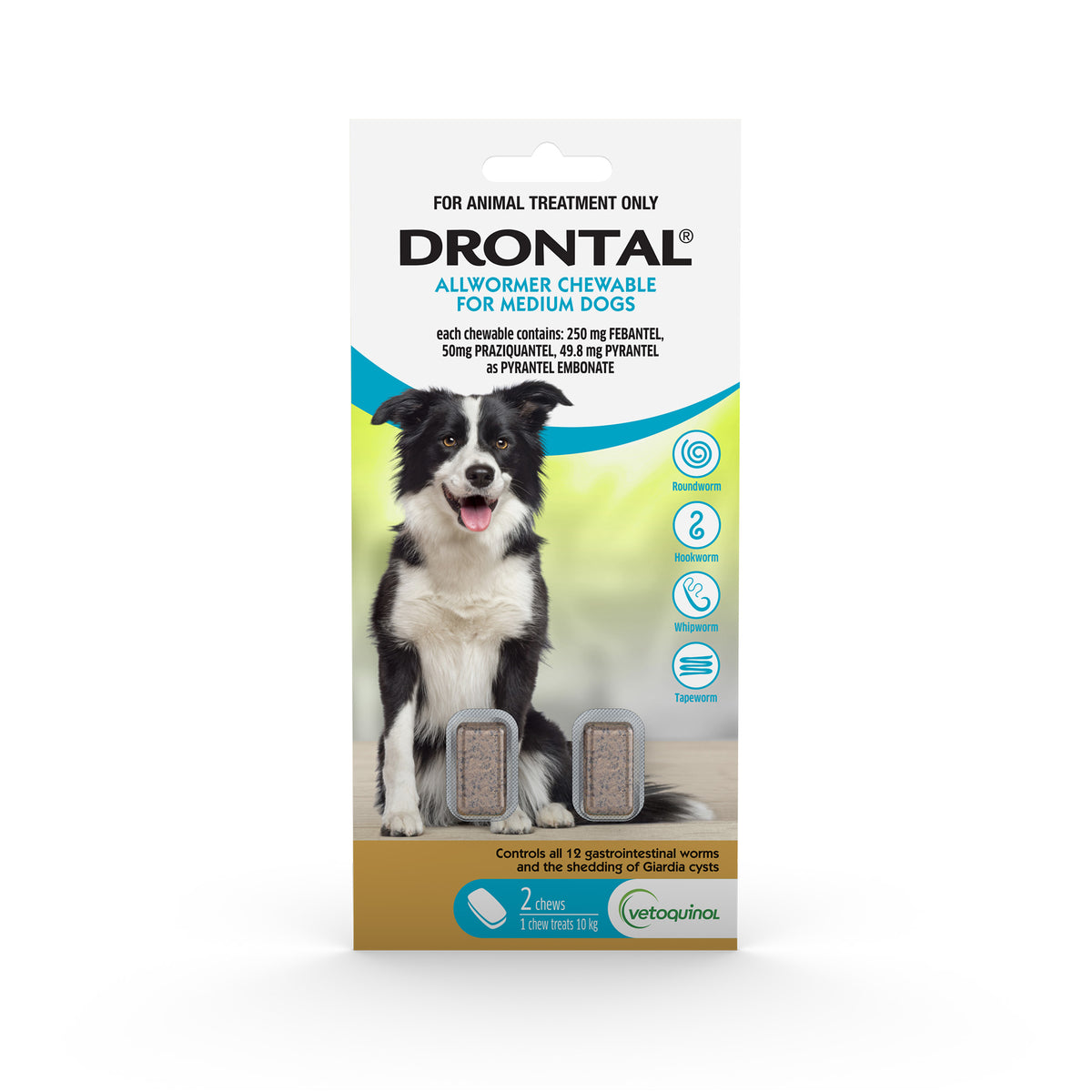 Drontal Allwormer Chews for Medium Dogs