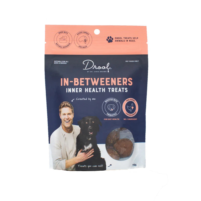 Drool by Dr Chris Brown In Betweeners Inner Health Treat Balls 110g