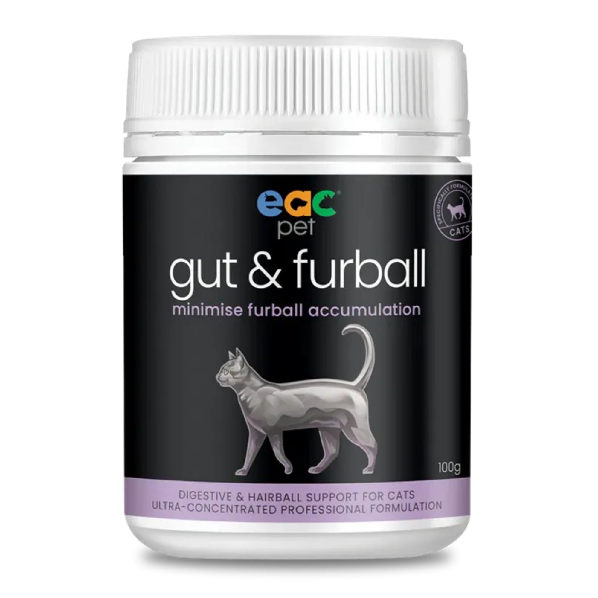 EAC Gut & Furball - Daily Digestive & Furball Support For Cats 100g