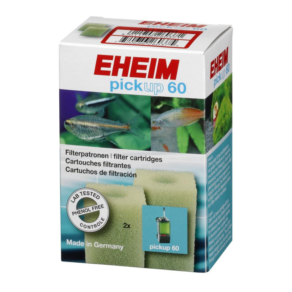 EHEIM Filter Cartridge for Pickup Internal Filter - 2 Pieces