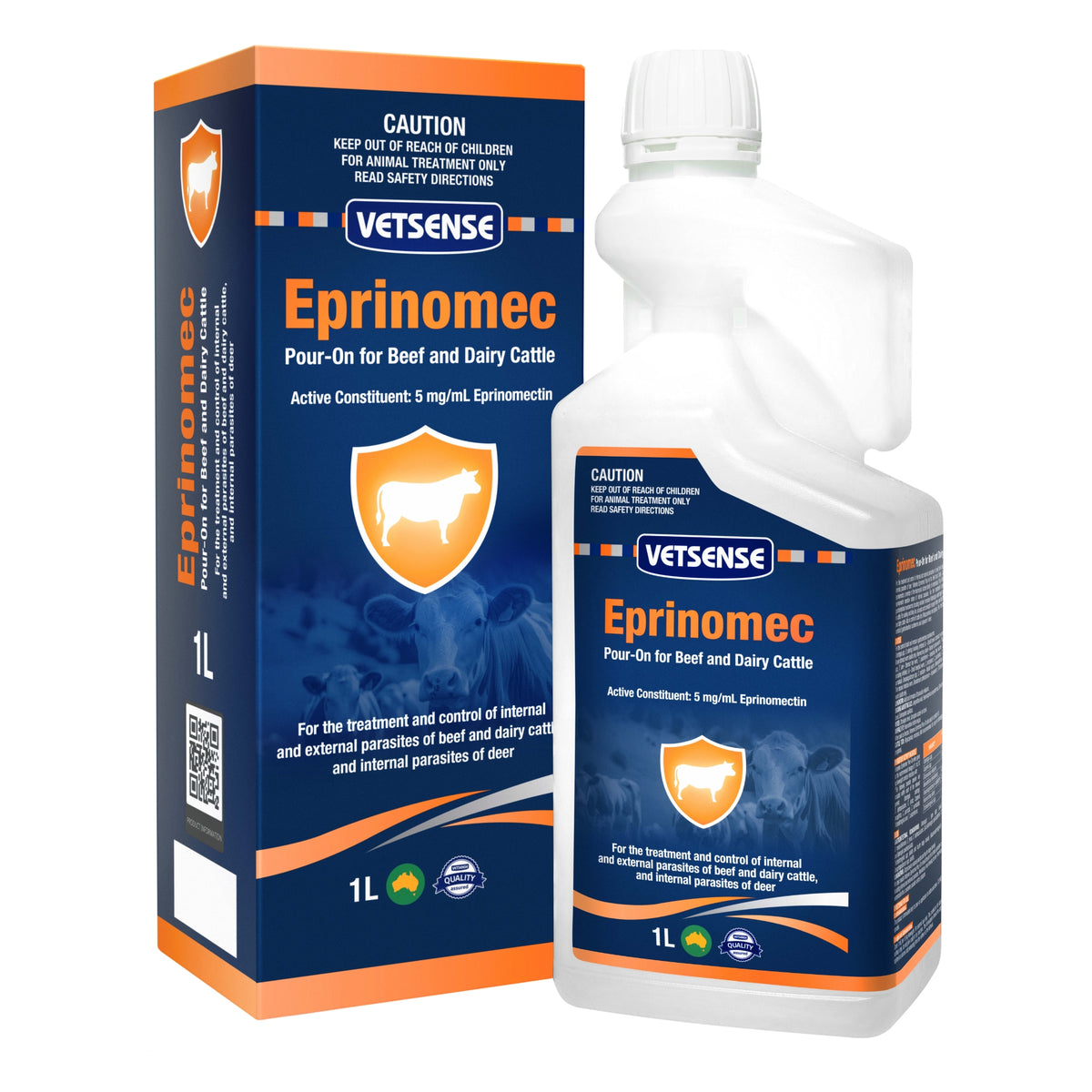 Vetsense Eprinomec Pour-On For Cattle & Deer