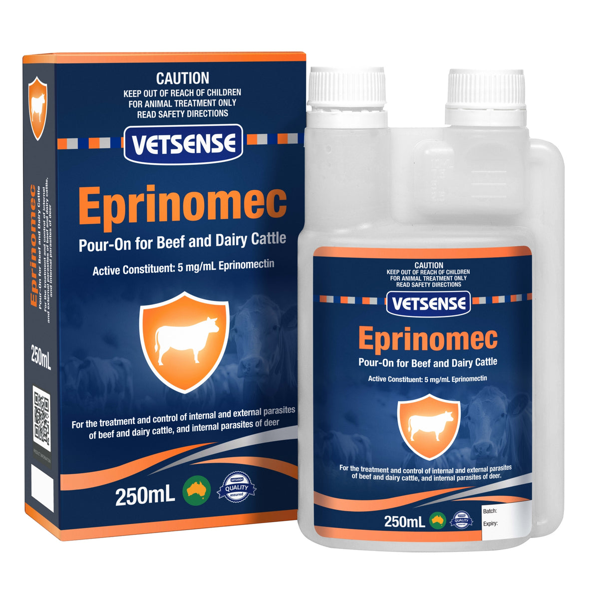 Vetsense Eprinomec Pour-On For Cattle & Deer