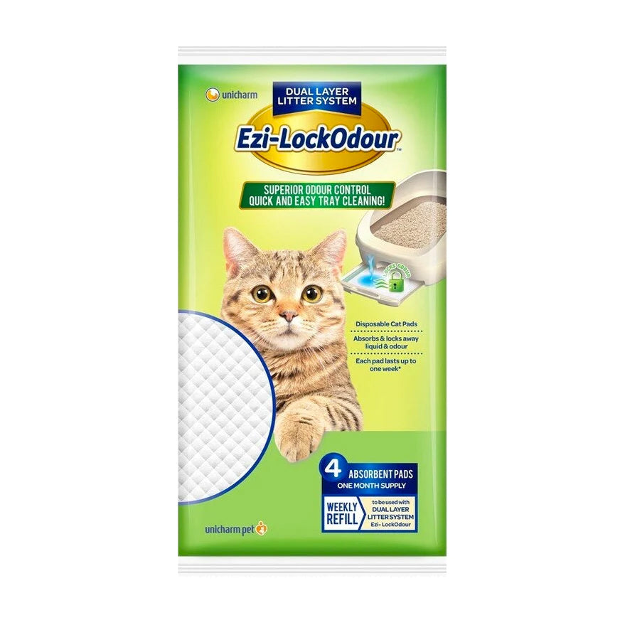 Ezi-LockOdour Disposable Absorbent Cat Pads